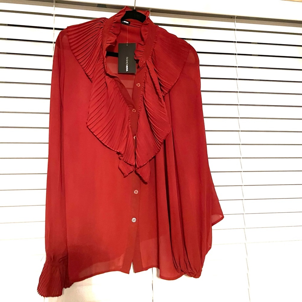Blood orange blouse!